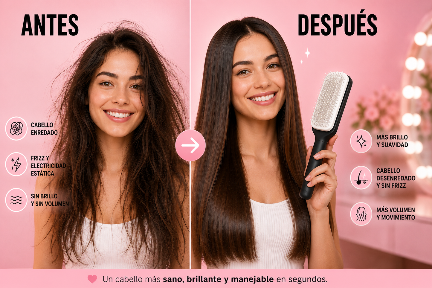 Cepillo 360° para Volumen y Brillo